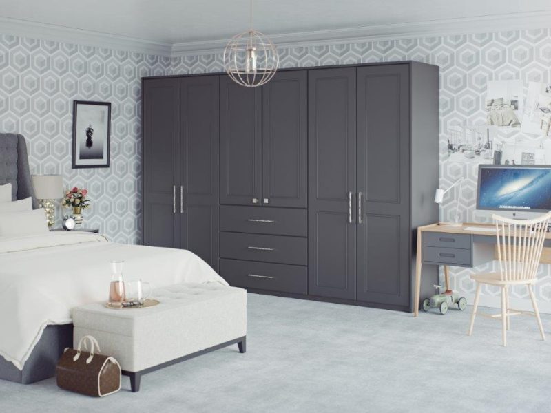 Bedroom Designs - Ascot - Super Matt Graphite - 1