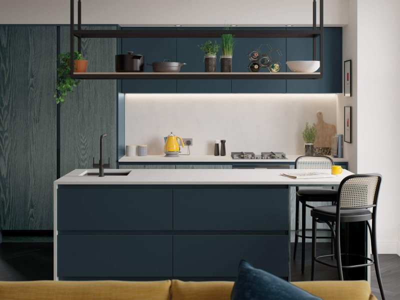 Kelso Pacific Blue and Zola Matte Marine_Cameo 2_-Superior-Cabinets-Kitchen-Designs