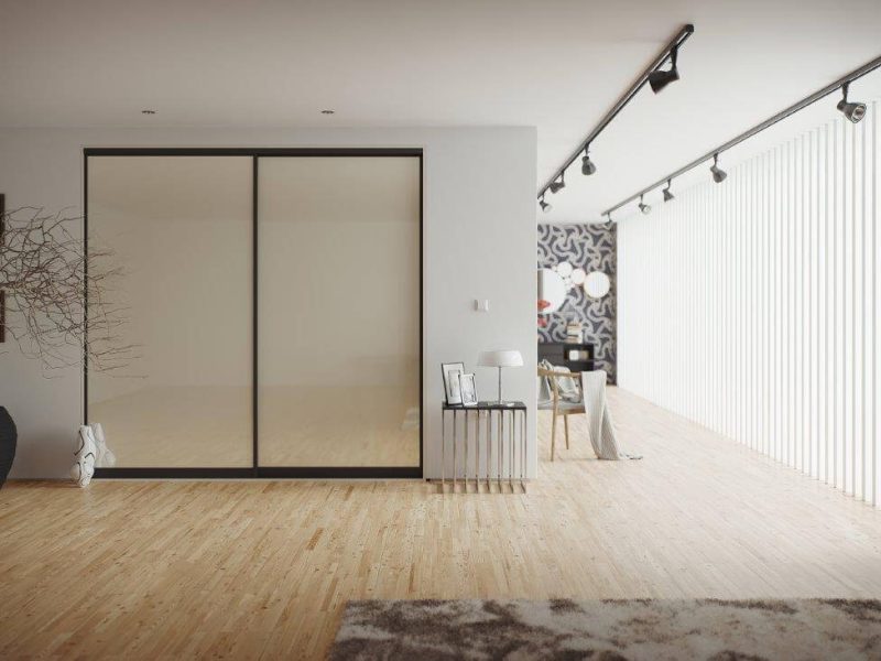 Bedroom Designs - Lucine - Black - Light Beige Glass-01