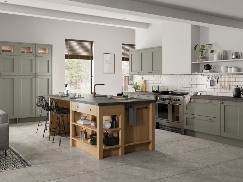 Wakefield Cardamom and Light Oak_Main Shoot_-Superior-Cabinets-Kitchen-Designs