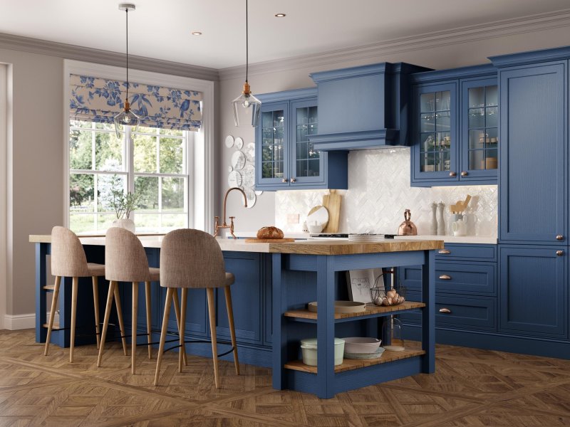 Wakefield Inframe Parisian Blue_Main Shoot_-Superior-Cabinets-Kitchen-Designs