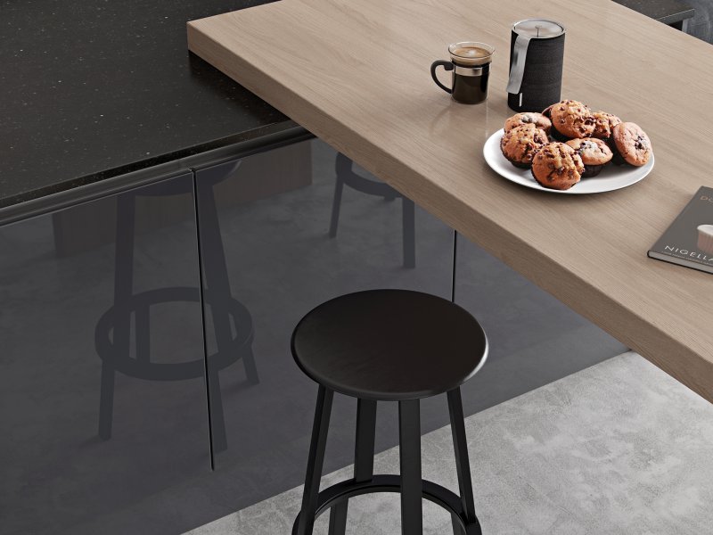 Zola Gloss Porcelain and Graphite_Cameo 2_-Superior-Cabinets-Kitchen-Designs