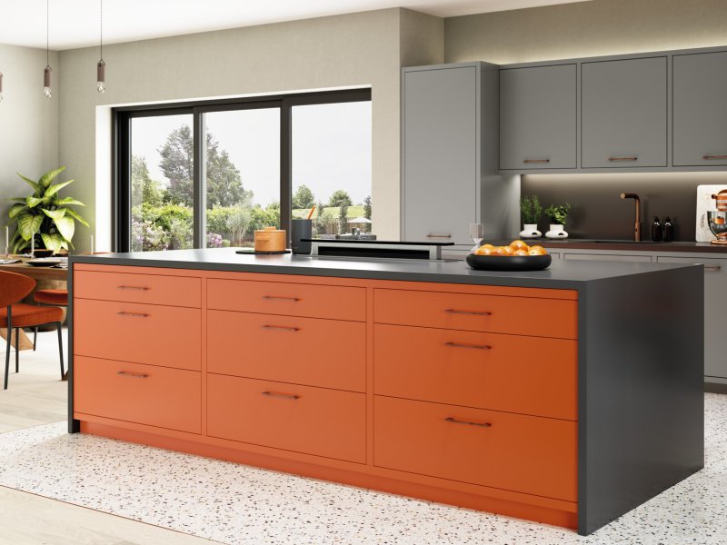 Zola Matte CMS Orange Dust Grey and Graphite_Cameo 2_-Superior-Cabinets-Kitchen-Designs Zola Matte CMS Orange Dust Grey and Graphite_Cameo 2_-Superior-Cabinets-Kitchen-Designs