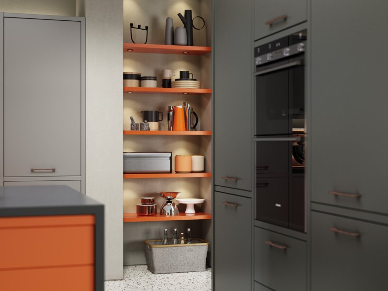 Zola Matte CMS Orange Dust Grey and Graphite_Cameo 3_-Superior-Cabinets-Kitchen-Designs Zola Matte CMS Orange Dust Grey and Graphite_Cameo 3_-Superior-Cabinets-Kitchen-Designs