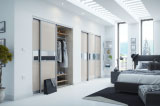 Ronda - Aluminium - Cashmere Glass and Mirror - Sliding Doors