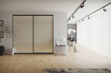 Lucine - Black - Light Beige Glass Sliding Door Range